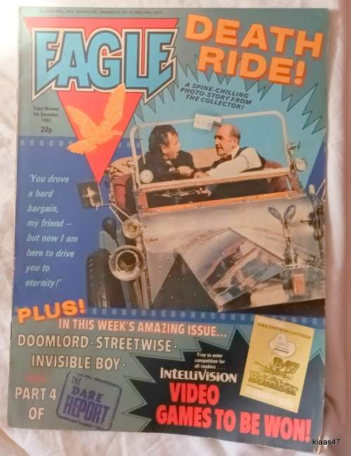 Australian Comic Eagle Magazine - 4th Dec 1982