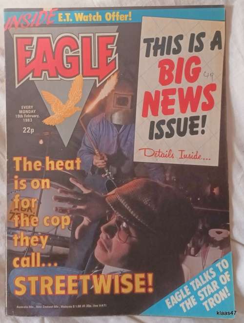 Australian Comic Eagle Magazine - 19th Feb 1983