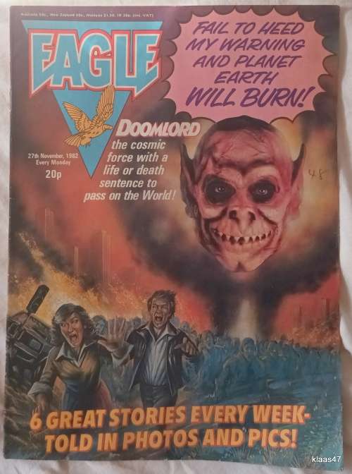 Australian Comic Eagle Magazine - 27th Nov 1982