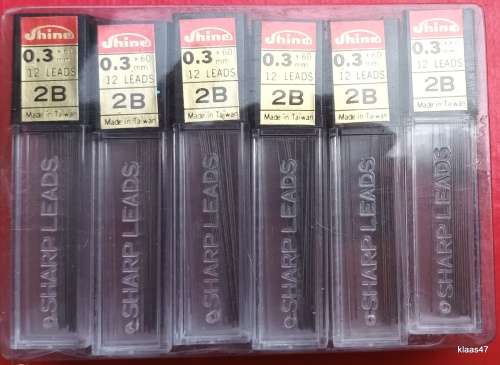 Mechanical Pencil Leads - Ex-Polymer - 2B - (24 packs of 12 leads each)