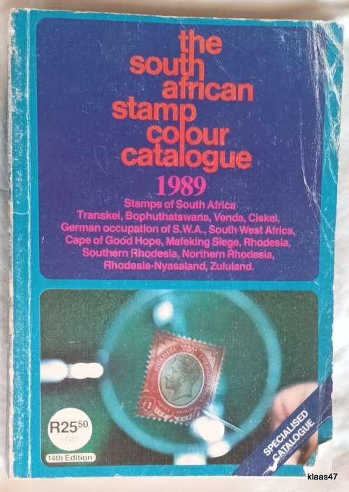 South African Stamp Colour Catalogue 1989 (14th Edition)