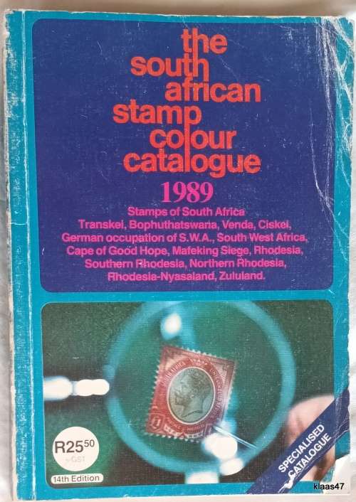 South African Stamp Colour Catalogue 1989 (14th Edition)