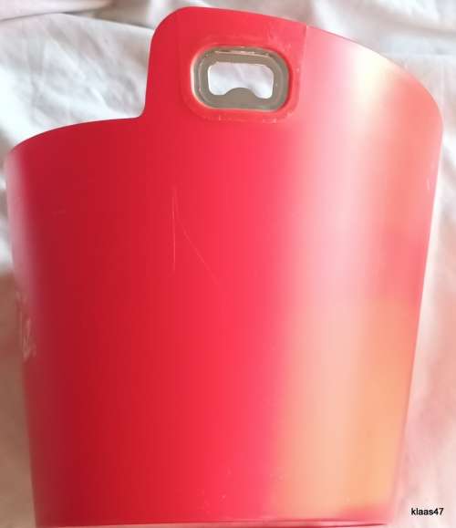 Plastic Coca-Cola Ice Bucket with bottle opener