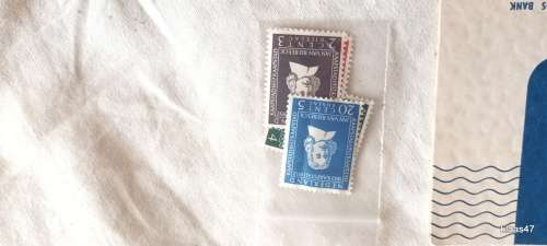 Jan van Riebeeck - 1952 - Netherlands Bank of South Africa - Set of 4 Mint  Postage Stamps