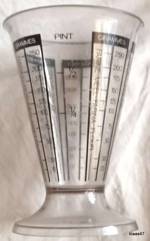 Emja Germany Plastic Kitchen Measuring Cup for Litre, Pint, Grammes etc