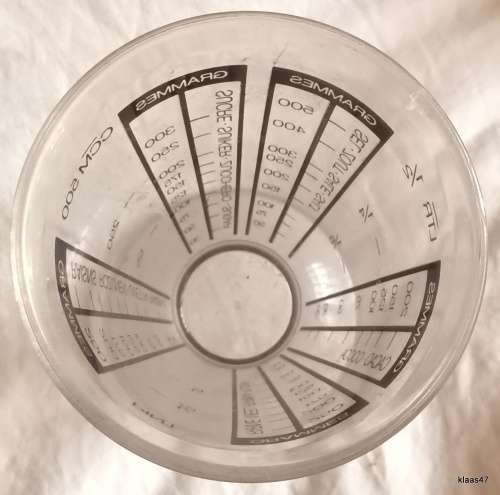 Emja Germany Plastic Kitchen Measuring Cup for Litre, Pint, Grammes etc