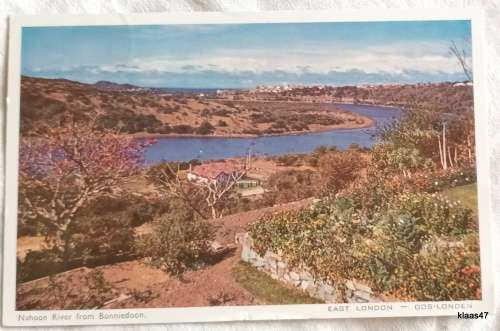 Colour Post Card - Used - Nahoon River from Bonniedoon, East London