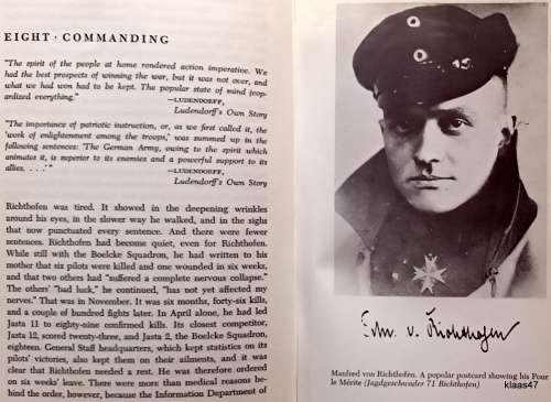 Richthofen: A true History of the Red Baron - William E Burrows - Hardcover