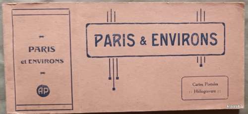 Paris & Environs - Post Card Booklet - 29 of 30 Post Cards