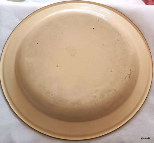 Enamel Plate - Yellow