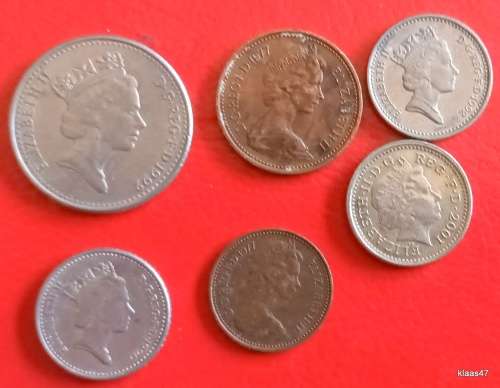 GB - Elizabeth II - Mixed Lot 6 coins