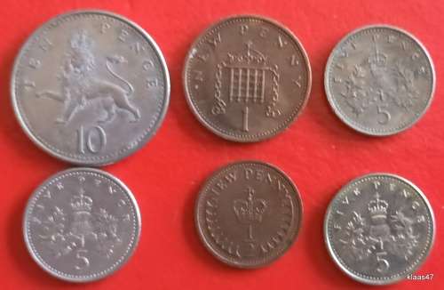 GB - Elizabeth II - Mixed Lot 6 coins