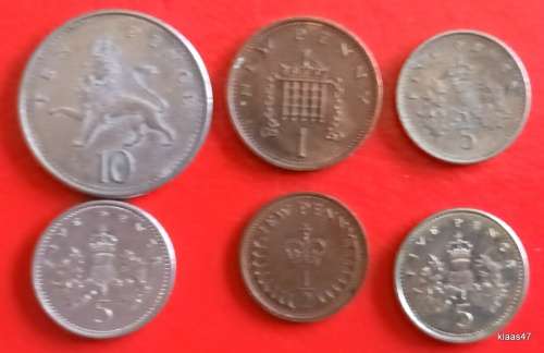 GB - Elizabeth II - Mixed Lot 6 coins