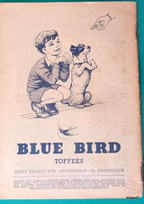 Vintage Children`s - Sunny Stories - No 586 - 6th Oct 1953 - The Famous Oak Tree and Other Tales