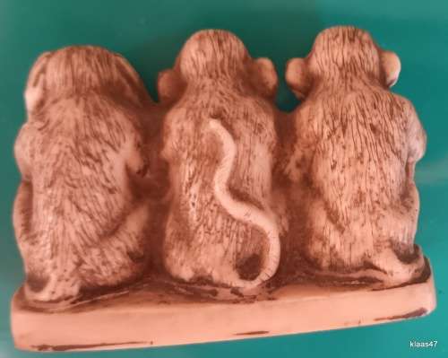Say no Evil, See no Evil, Hear no Evil Resin Monkeys