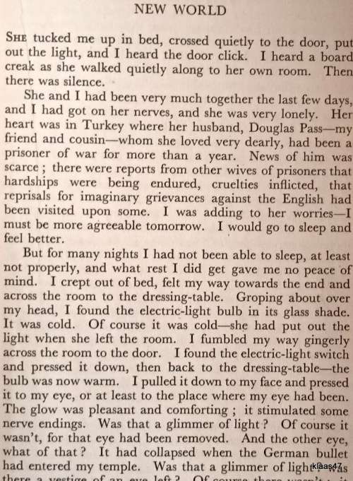 Whereas I was Blind - Ian Fraser - Hardcover Reprint May 1943