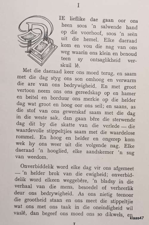 Ook die Klein Dingetjies - J van der Berg - Hardcover Derde Druk