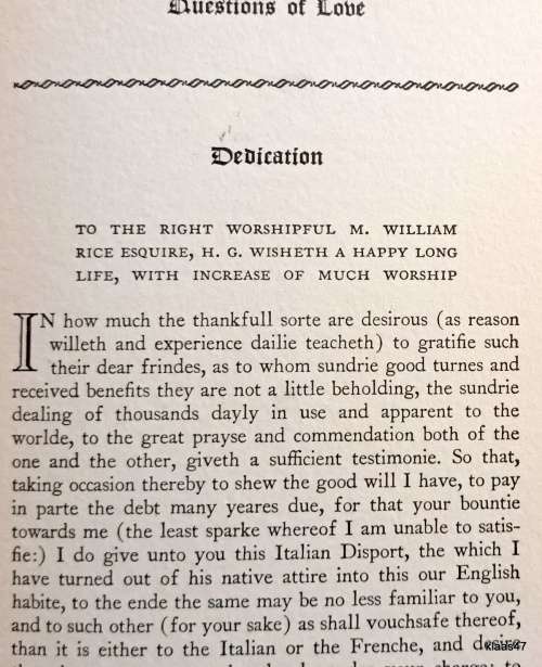 Questions of Love -  Giovanni Boccacio - Hardcover (Translation of 1566 by H.G.) 1931