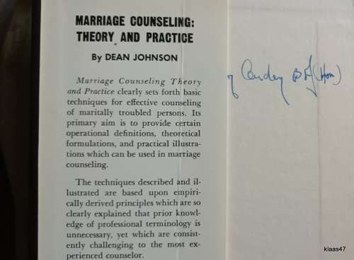 Marriage Counseling: Theory and Practice - Dean Johnson - Hardcover