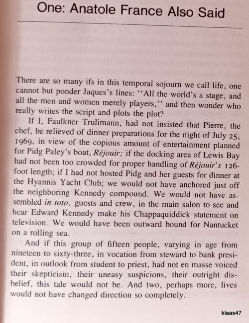 The Inspector`s Opinion - Malcolm Reybold (The Chappaquiddick Incident) Hardcover