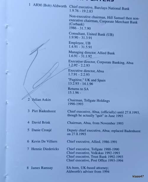 The Infernal Tower - Bob Aldworth - P/bk -Damage to People, Careers and Reputations in Corporate SA