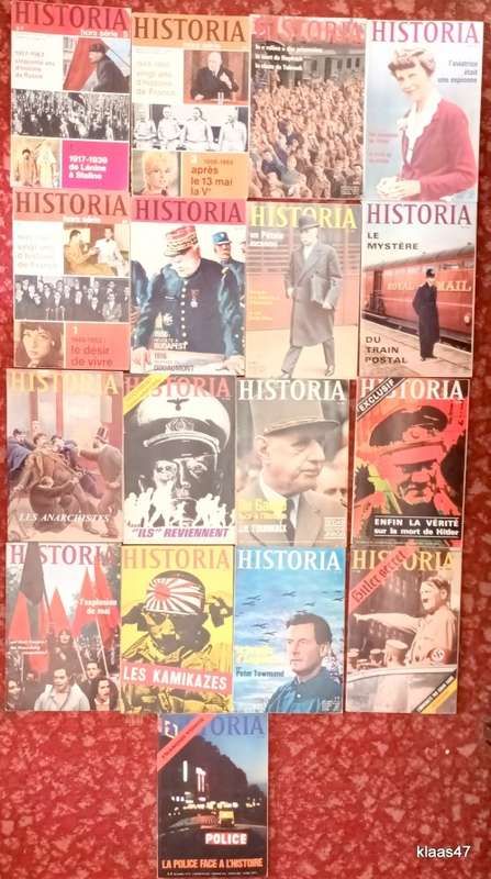 Historia - Lot of 17 Books - French