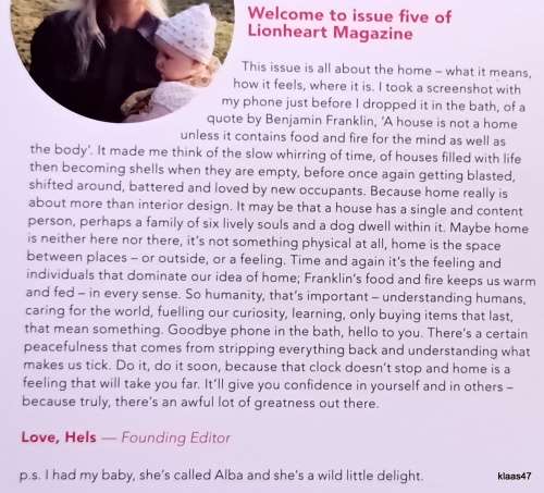 Lionheart Magazine - Issue 5 - Ed: Helen Martin