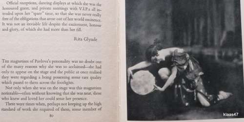 Pavlova (A Biography) - Ed: A H Franks - Hardcover 1956