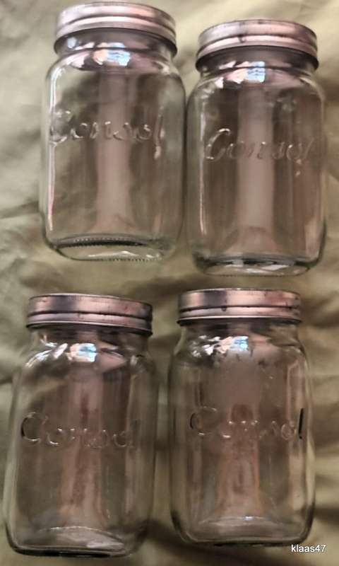 Consol Glass Preserving Jars 1L x 4