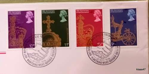 GB - 1978 - 25th Anniversary of the Coronation - Royal Mail First Day Cover