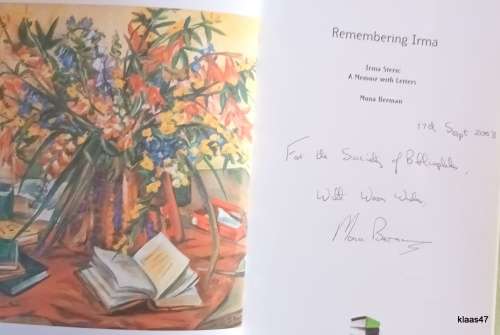Remembering Irma - Mona Berman - Paperback (Signed by Author)