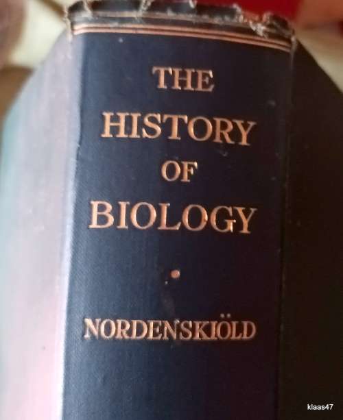 The History of Biology - Erik Nordenskiold - Hardcover 1919