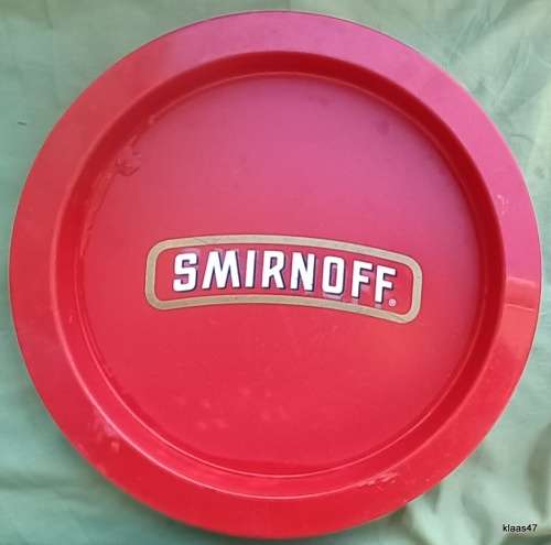 Smirnoff - Plastic Tray - (Note crack) Suitable for display
