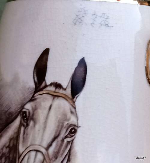Horse design Sadler Beer Mug Made in Staffordshire England