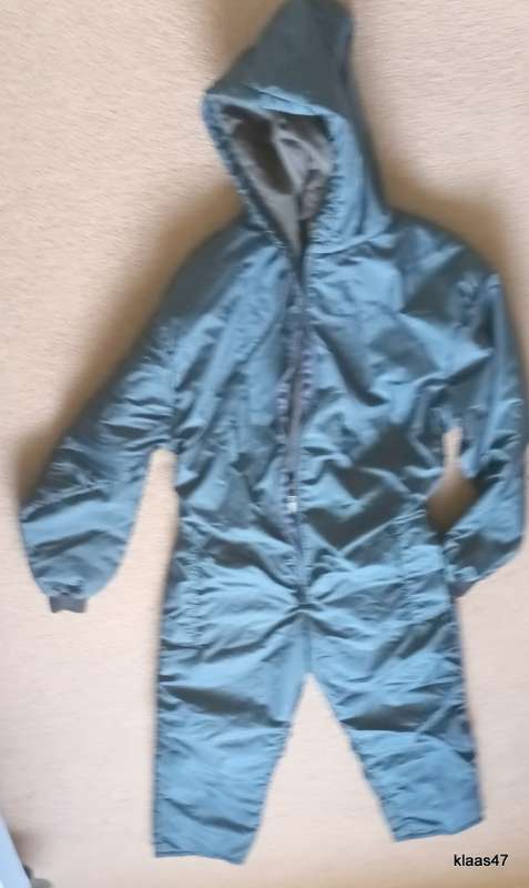 Rain Wear - One Piece Padded Rain Suit - Mens S Navy