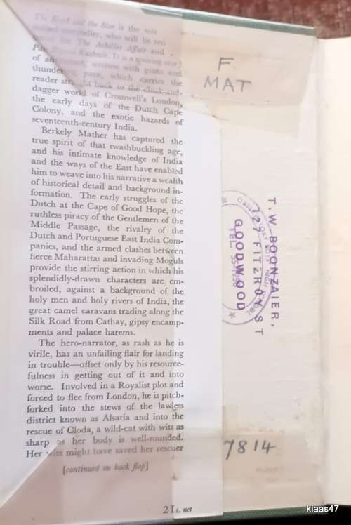 The Road And The Star - Berkely Mather - Hardcover
