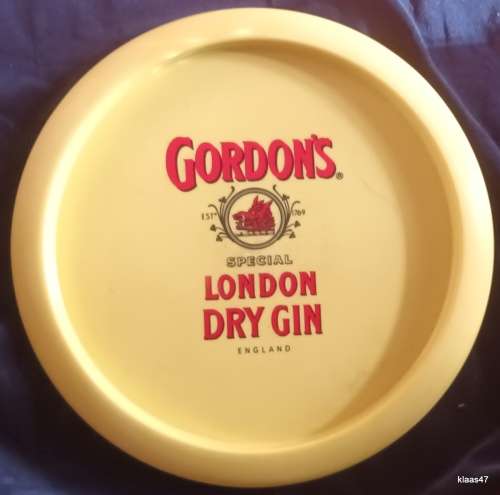 Tray - Plastic - Gordon`s Special London Dry Gin -