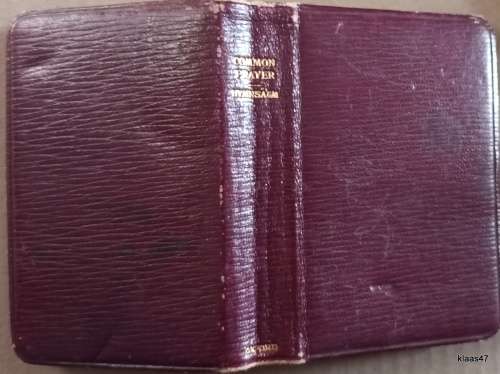 Book of Common Prayer (Church of England) Inscription 1927 (Pocket Size)