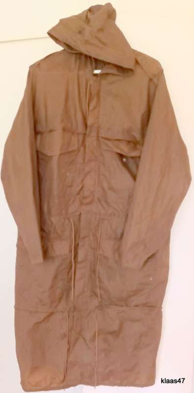 SADF - (Border War Era) Raincoat - Large - 1975 - Durban Clothing Manfrs 8465-18-401-7165