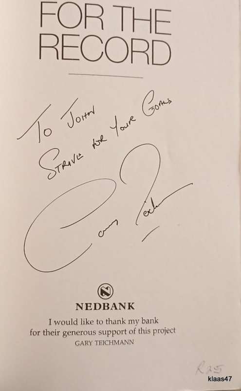 For the Record - Gary Teichman (with Edward Griffiths) - Paperback - Signed and Inscribed