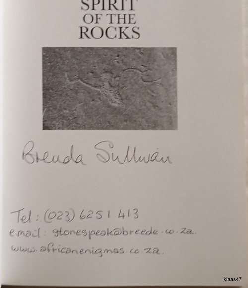 Spirit of the Rocks - Brenda Sullivan - Paperback  *Signed by Author*