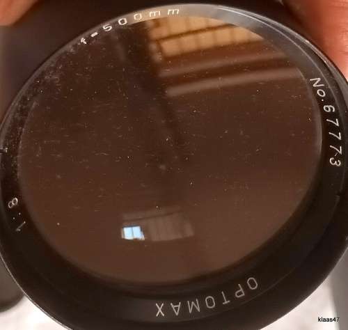 Optomax - 1:8 - f500mm - No 67773 Lens - In cover