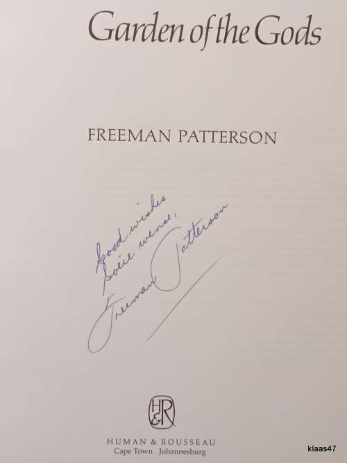 Namaqualand, Garden of the Gods - Freeman Patterson - Hardcover **Signed Copy**