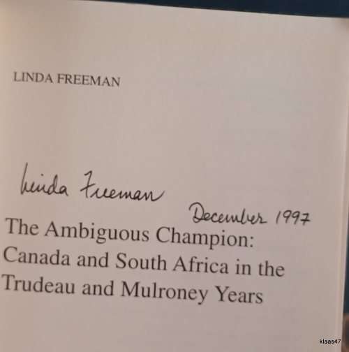 The Ambiguous Champion - Linda Freeman - Paperback **Signed by Author**