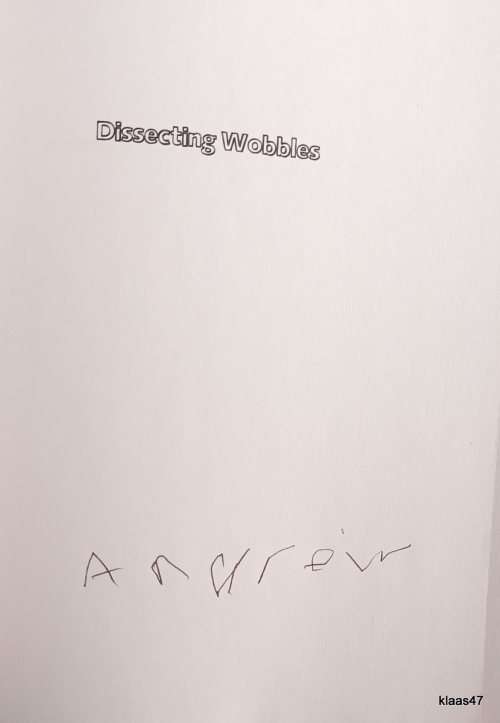 Dissecting Wobbles:  This is Just How I Roll  - Andrew Marshall - Paperback  **Signed**