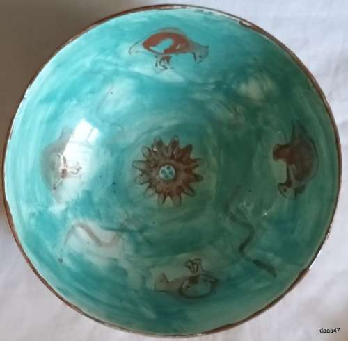 Hand Painted Salad Bowl