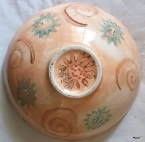 Hand Painted Salad Bowl