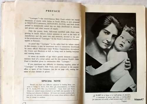 The `Lactogen` Mother Book - Pub. Nestle (SA) Ltd, Durban