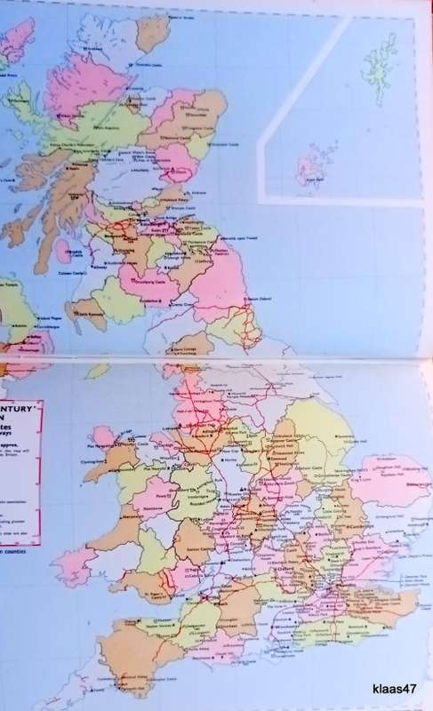 Concise Oxford Atlas - Hardcover 1958 2nd Edition