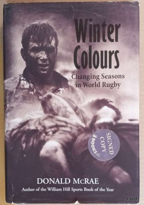 Winter Colours - Donald McRae - Hardcover **Signed copy**